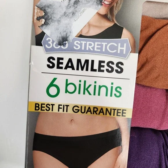 New! FRUIT OF THE LOOM Women's Breathable Seamless Lot of 11 Bikinis SZ 8/XL - Picture 8 of 10